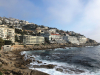 A photograph of Cape Town facing the sea