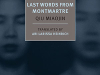 Last Words from Montmartre