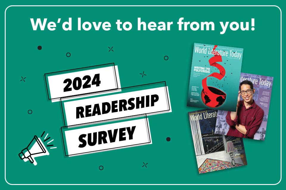 Text Reads: We'd love to hear from you. 2024 Readership Survey