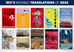 A collage with 10 covers to titles on the 75 Notable Translations list for 2022. 